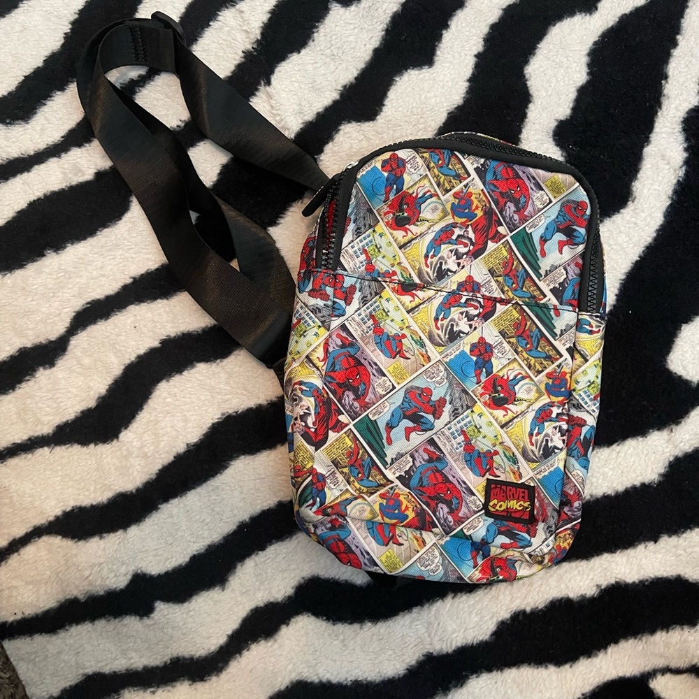 Marvel Comic Print Men's Bag - Multicolor